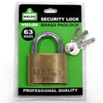Padlock Brass Waldo 32mm – #263 Carded Padlock Brass Waldo 32mm – #263 Carded