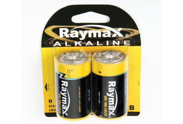 Battery Raymax Alkaline D Card-2 Battery Raymax Alkaline D Card-2