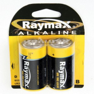 Battery Raymax Alkaline D Card-2 Battery Raymax Alkaline D Card-2