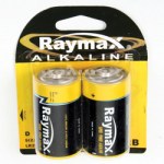 Battery Raymax Alkaline D Card-2 Battery Raymax Alkaline D Card-2