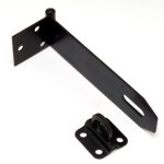 Hasp+Staple Black Japan Heavy 115mm Hasp+Staple Black Japan Heavy 115mm