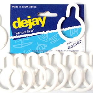 Dejay Shower Curtain Rings 10 Pieces (A59) Dejay Shower Curtain Rings 10 Pieces (A59)