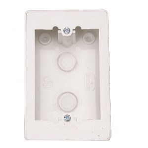 Wall Mount Box-Surface Fit- 4X2 – White Wall Mount Box-Surface Fit- 4X2 – White