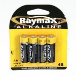 Battery Raymax Alkaline AA Card-4 Battery Raymax Alkaline AA Card-4