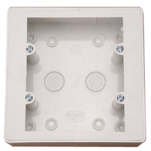 Wall Mount Box-Surface Fit- 4X4 – White Wall Mount Box-Surface Fit- 4X4 – White