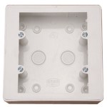 Wall Mount Box-Surface Fit- 4X4 – White Wall Mount Box-Surface Fit- 4X4 – White
