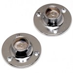 Waldo Bracket 19mm Chrome Plated Flange Waldo Bracket 19mm Chrome Plated Flange