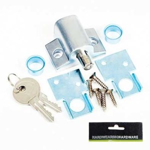 Lock Patio Door + Window Satin Chrome Lock Patio Door + Window Satin Chrome