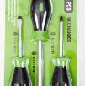 Screwdriver Set Mech.3Pc Waldo Brass Plated.Cv Screwdriver Set Mech.3Pc Waldo Brass Plated.Cv