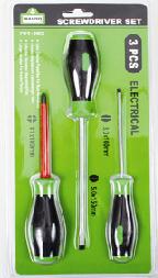 Screwdriver Set Elect.3Pc Waldo Brass Plated.Cv Screwdriver Set Elect.3Pc Waldo Brass Plated.Cv