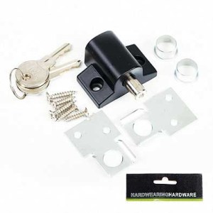 Lock Patio Door + Window Black Lock Patio Door + Window Black