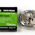 Padlock Discus Waldo K/A 70mm S/S Box Padlock Discus Waldo K/A 70mm S/S Box