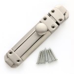 Barrel Bolt Flat Sliding Satin Nickle Plated 150mm Barrel Bolt Flat Sliding Satin Nickle Plated 150mm