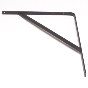 Shelf Bracket Stayed 300mmx350mm Black Shelf Bracket Stayed 300mmx350mm Black