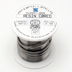 Solder Resin Core 2.5mm 40/60 250G Roll Solder Resin Core 2.5mm 40/60 250G Roll