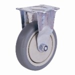 Castor Rubber Rigid 126X32 Scr.Pl.95X67 Castor Rubber Rigid 126X32 Scr.Pl.95X67