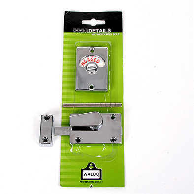 Indicating Bolt Waldo Chrome Pl. Carded Indicating Bolt Waldo Chrome Pl. Carded