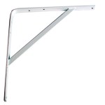Shelf Bracket Stayed 250mmx300mm White Shelf Bracket Stayed 250mmx300mm White