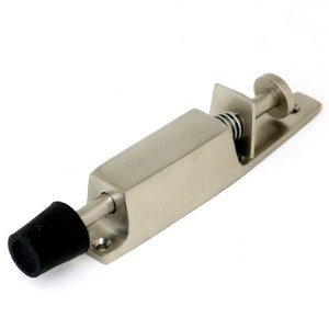Door Stop Door Mount Foot Operate Sat.Nickle Plated Door Stop Door Mount Foot Operate Sat.Nickle Plated