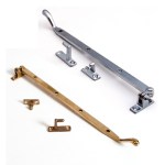 Window Comb Stay+Fasten Brass 250mm #W53 Window Comb Stay+Fasten Brass 250mm #W53