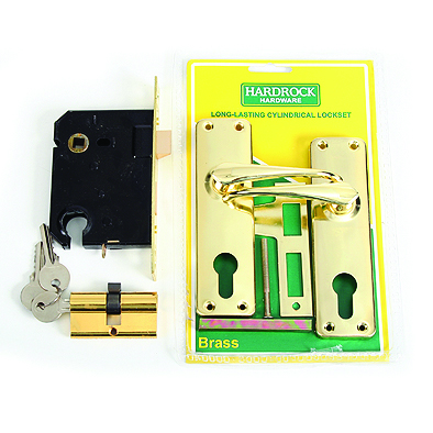Door Lock Set Mortice W/Cylinder+Handles B.P Door Lock Set Mortice W/Cylinder+Handles B.P
