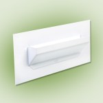 Letter Plate Hooded 350X165mm Epox.White Letter Plate Hooded 350X165mm Epox.White