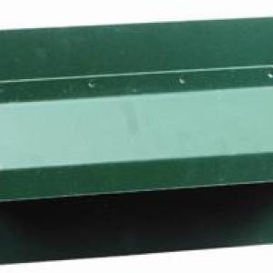 Letter Plate Hooded 350X165mm Epox.Green Letter Plate Hooded 350X165mm Epox.Green