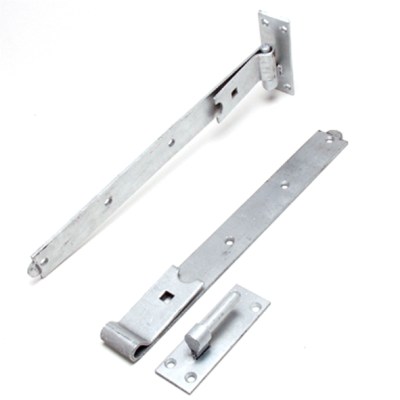 Hinge Hook+Band 400mm 3mm Galvanised Hinge Hook+Band 400mm 3mm Galvanised