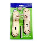 Door Furn/Mort.Brass 200mm Georgian Blst Door Furn/Mort.Brass 200mm Georgian Blst