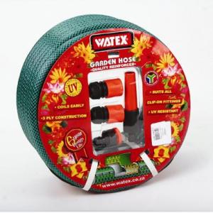 Reinforced Garden Hose Pipe with fittings – 12mm x 20m Reinforced Garden Hose Pipe with fittings – 12mm x 20m