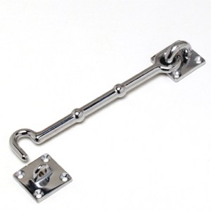 Cabin Hook Chrome Plated On Solid Brass 250mm Waldo Cabin Hook Chrome Plated On Solid Brass 250mm Waldo