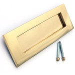 Letter Box Plate 250mm Brass Vic.Push Letter Box Plate 250mm Brass Vic.Push