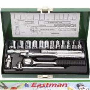Socket Set 1/4 Drv.Cv.18Pc-Hex Eastman Socket Set 1/4 Drv.Cv.18Pc-Hex Eastman