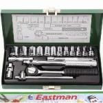 Socket Set 1/4 Drv.Cv.18Pc-Hex Eastman Socket Set 1/4 Drv.Cv.18Pc-Hex Eastman