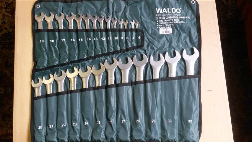 Waldo Bi-Hex Spanner Set – 26 Piece (Chrome Vanadium) Waldo Bi-Hex Spanner Set – 26 Piece (Chrome Vanadium)