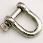 Shackle – D Stainless-316 10mm Shackle – D Stainless-316 10mm