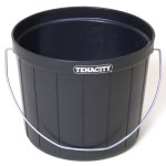 Water Bucket Builders Black Pvc 14L – Round Water Bucket Builders Black Pvc 14L – Round