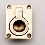 Flush Ring 50mmx63mm Brass #425 Flush Ring 50mmx63mm Brass #425