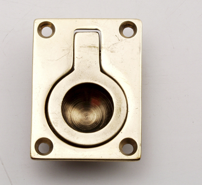 Flush Ring 50mmx63mm Brass #425 Flush Ring 50mmx63mm Brass #425