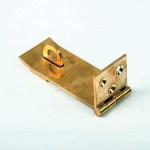 Hasp + Staple Heavy 100mmx38mm Brass Hasp + Staple Heavy 100mmx38mm Brass