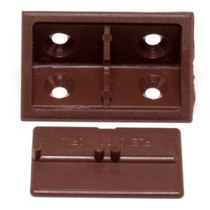Corner Block Brown Plastic Corner Block Brown Plastic