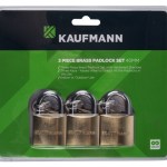 Kaufmann – 3 Piece 30mm Brass Lock Set Kaufmann – 3 Piece 30mm Brass Lock Set