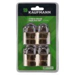 Kaufmann – 4 Piece 50mm Brass Lock Set Kaufmann – 4 Piece 50mm Brass Lock Set