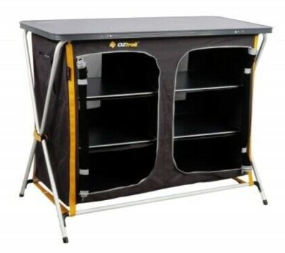 OZtrail – 3 Shelf Double Deluxe Cupboard OZtrail – 3 Shelf Double Deluxe Cupboard