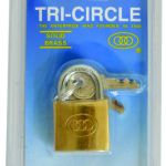 Moto-Quip – 32mm Tri Circle Standard Padlock Moto-Quip – 32mm Tri Circle Standard Padlock