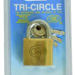 Moto-Quip – 38mm Tri Circle Standard Padlock Moto-Quip – 38mm Tri Circle Standard Padlock