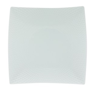 Maxwell & Williams – White Basics Diamonds Square Entree Plate – 23cm Maxwell & Williams – White Basics Diamonds Square Entree Plate – 23cm