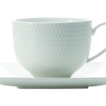 Maxwell & Williams – 220ml White Basics Diamonds Cup & Saucer Maxwell & Williams – 220ml White Basics Diamonds Cup & Saucer