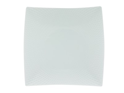 Maxwell & Williams – White Basics Diamonds Square Dinner Plate – 26cm Maxwell & Williams – White Basics Diamonds Square Dinner Plate – 26cm
