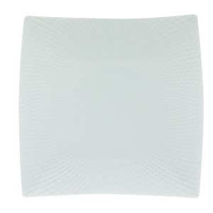 Maxwell & Williams – White Basics Diamonds Square Dinner Plate – 26cm Maxwell & Williams – White Basics Diamonds Square Dinner Plate – 26cm